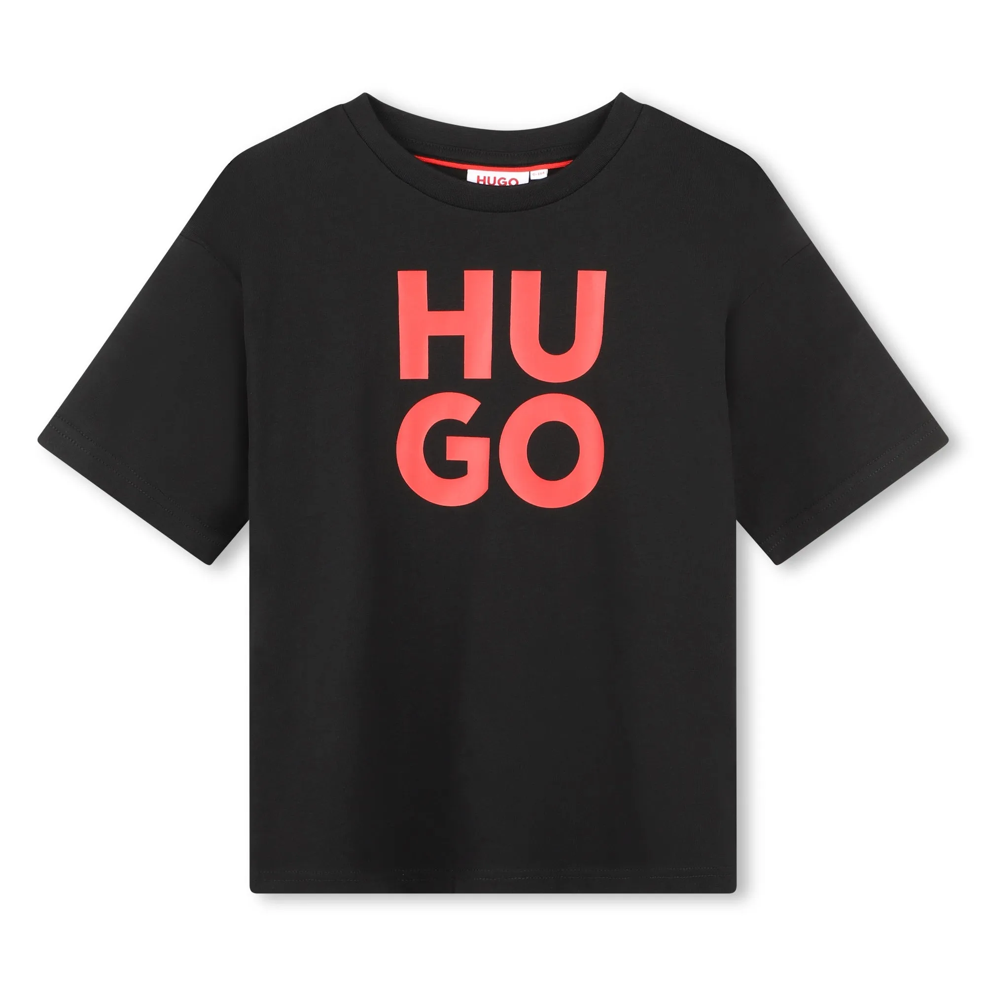 Playera para nio y adolescente HUGO negra